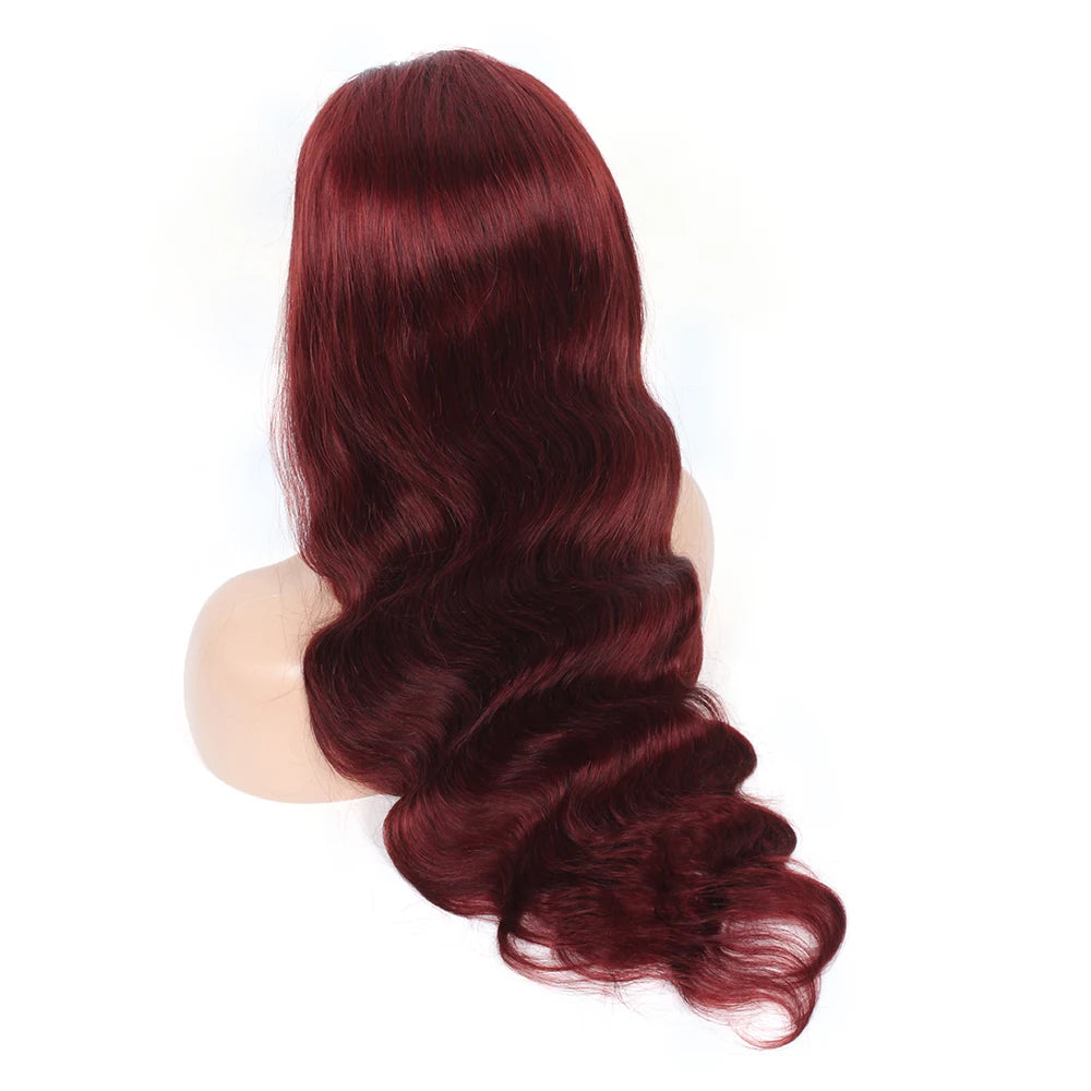 Burgundy Lace Frontal Wig