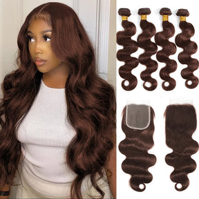 Body Wave Colored Bundles With Closure