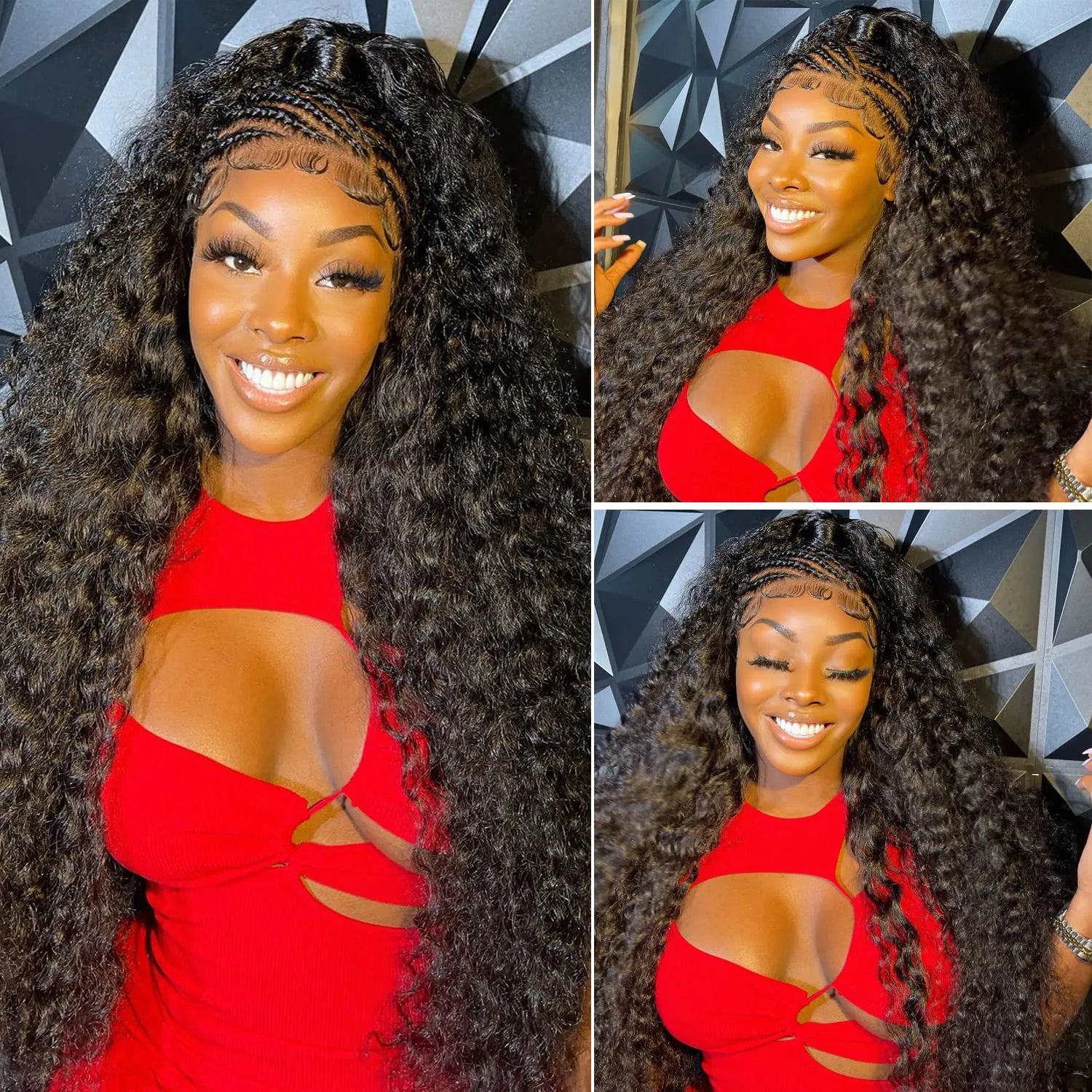 Water Wave 250% Density Lace Wig