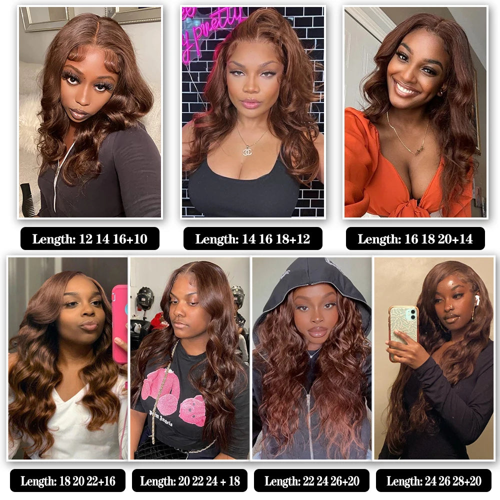 Body Wave Colored Bundles With Closure